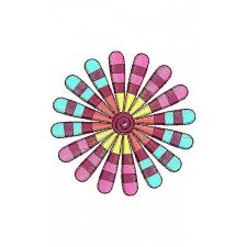Aztec Print Lycra Dress Applique Design Aztec Print Lycra Dress Applique Design