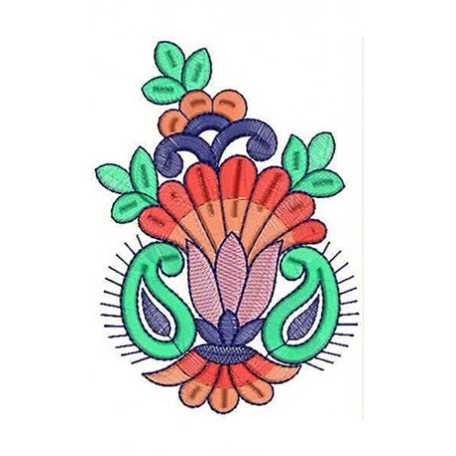 5.70 x 4.05 Inch Applique Embroidery Design