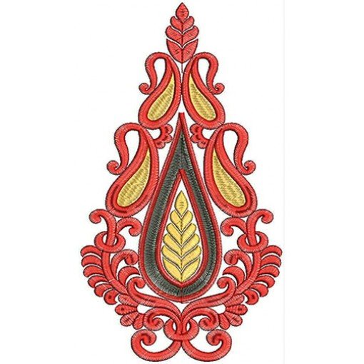 11.06 x 6.22 Inch Applique Embroidery Design