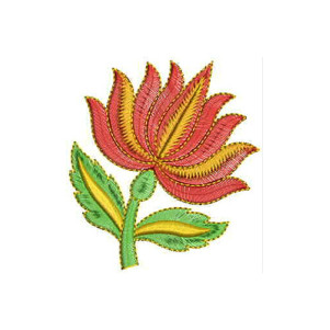 3.81 x 3.46 Inch Applique Embroidery Design