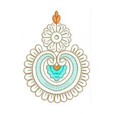 6.73 x 4.84 Inch Applique Embroidery Design