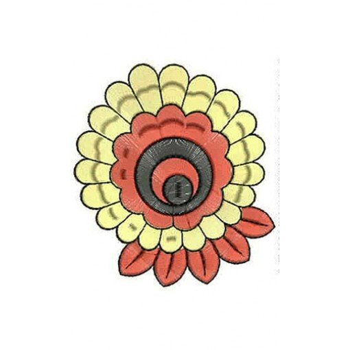 4.01 x 3.62 Inch Applique Embroidery Design