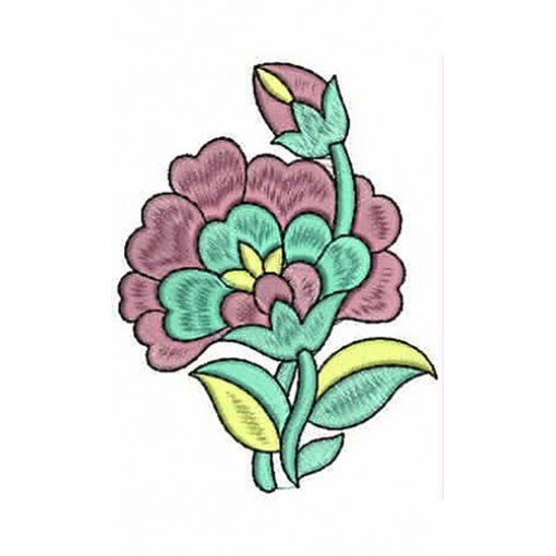 4.21 x 3.11 Inch Applique Embroidery Design
