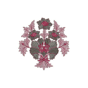 5.86 x 5.74 Inch Applique Embroidery Design