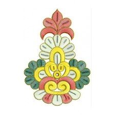 6.14 x 4.25 Inch Applique Embroidery Design