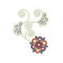 Wall Art Flower Applique Design