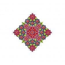 Cross Stitch Table Cloth Embroidery 7283