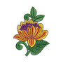 4.13 x 2.99 Inch Applique Embroidery Design