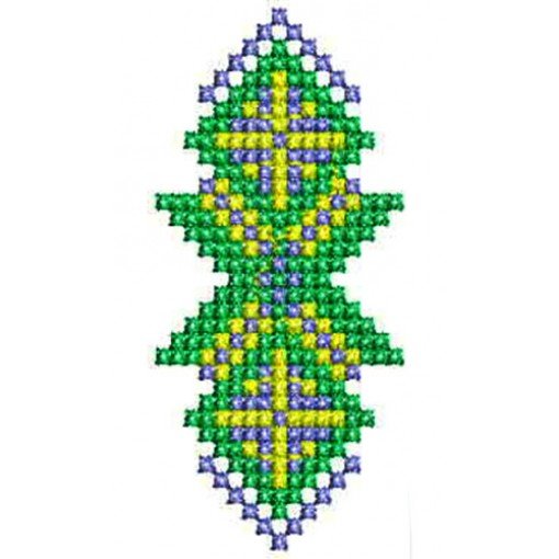 Cross Stitch Patch Embroidery Design