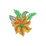 5.47 x 5.78 Inch Applique Embroidery Design