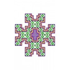 Embroidery Cross Stitch Patch Design