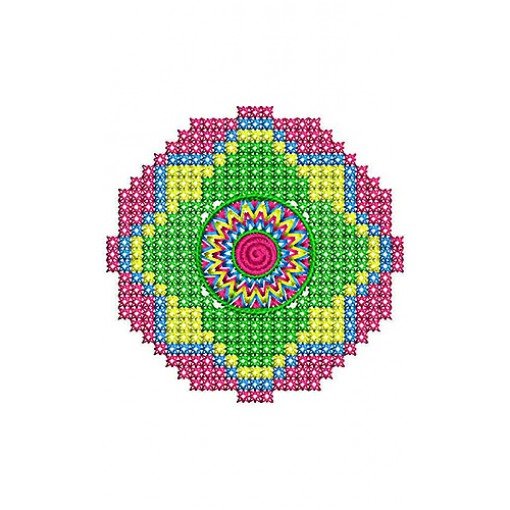Cross Stitch Patch Embroidery For Bathroom Towels