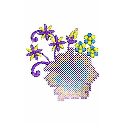 Cross Stitch Patch Embroidery