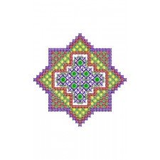 Cross Stitch Embroidery Patch Design