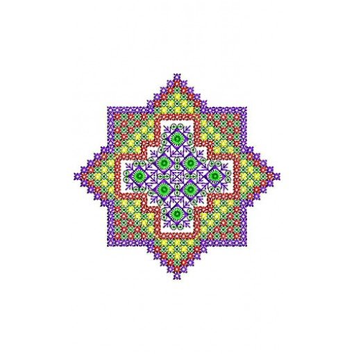 Cross Stitch Embroidery Patch Design