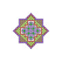 Cross Stitch Embroidery Patch Design