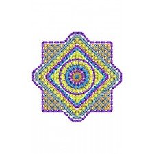 Cross Stitch Embroidery Table Cloth