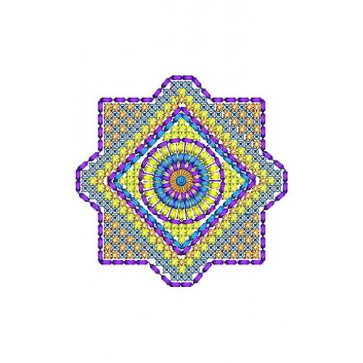 Cross Stitch Embroidery Table Cloth