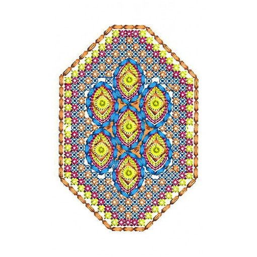 Cross Stitch Patch Machine Embroidery