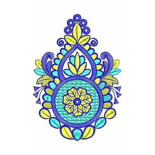 Beautiful Applique Patch Embroidery Design