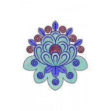 Tatami Stitch Floral Applique Embroidery Design Tatami Stitch Floral Applique Embroidery Design