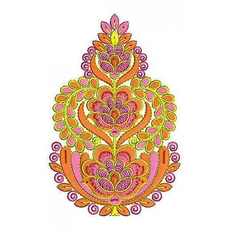 Rhinestone Bridal Embroidery Applique Design