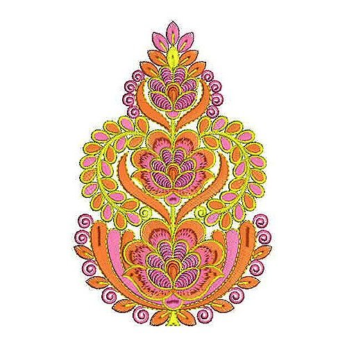 Rhinestone Bridal Embroidery Applique Design