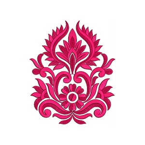 Damask Embroidery Design