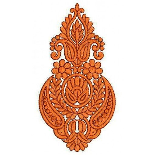 Blue Color Cotton Thread Patch Embroidery Design Blue Color Cotton Thread Patch Embroidery Design
