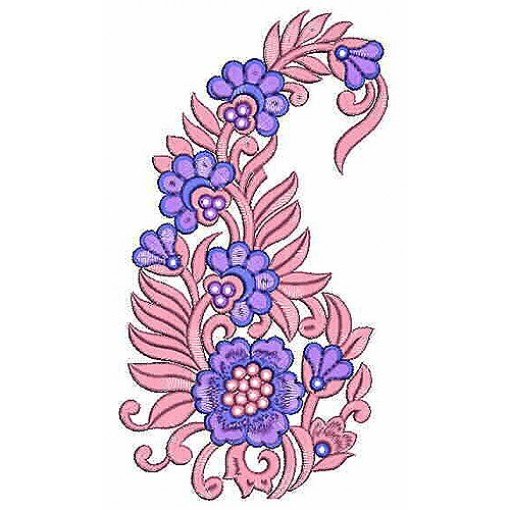Long Stitch Applique Patch Paisley Embroidery Design Long Stitch Applique Patch Paisley Embroidery Design