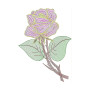 8268 Chain Stitch Patch Design