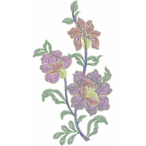 8273 Chain Stitch Patch Design