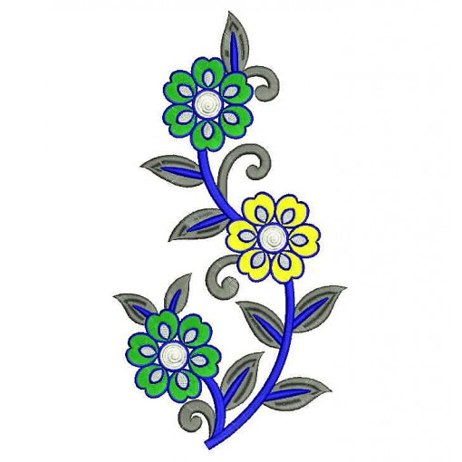 8628 Patch Embroidery Design