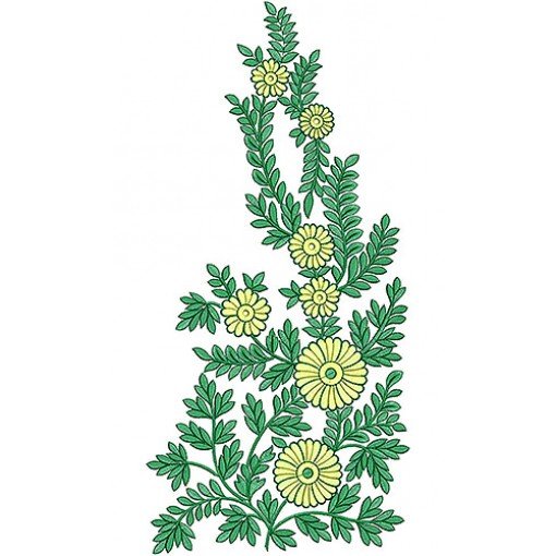 Machine embroidery design Wild Flowers