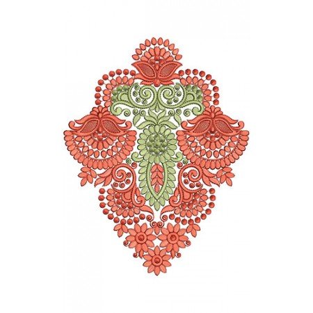 Saree Butta Embroidery Design 8770