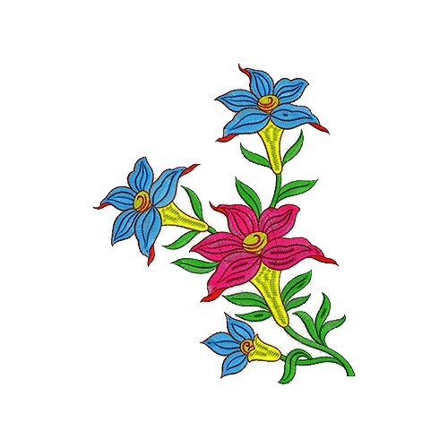 Floral Embroidery Applique