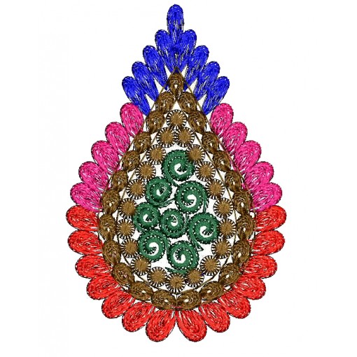 9229 Patch Embroidery Design