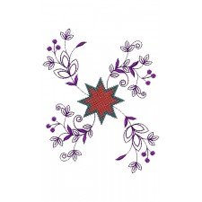 Table Corner Cross Stitch Embroidery