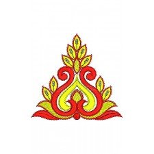 Charming Printed Embroidery Applique Design Charming Printed Embroidery Applique Design