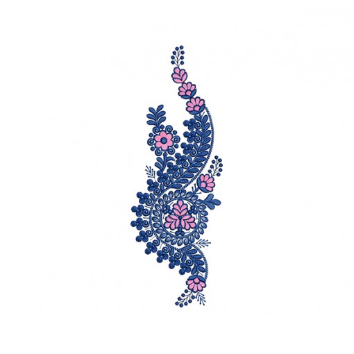 Abaya Maxi Dress Embroidery Design