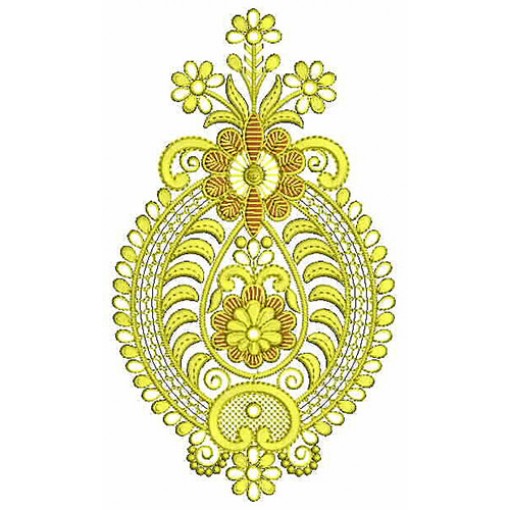 African Shirt Applique Embroidery Design 24708