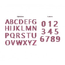 Alphabets Cross Stitch Embroidery Pattern Alphabets Cross Stitch Embroidery Pattern