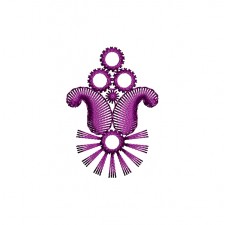 Applique Butta Embroidery Pattern