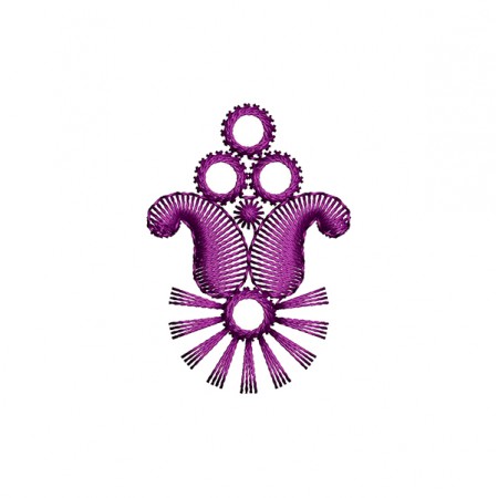 Applique Butta Embroidery Pattern