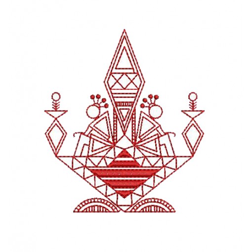 Applique Embroidery Design 19921