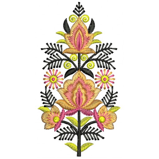 Applique Embroidery Design For Kurti 26235 Applique Embroidery Design For Kurti 26235
