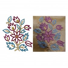 Applique Flower Design Applique Flower Design