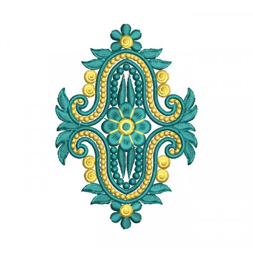 Applique Machine Embroidery Design 17120