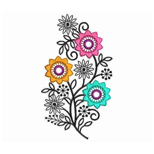 Banarasi Patch Embroidery Design
