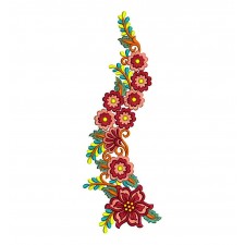 Beautiful Floral Kurti Patch Design 16782